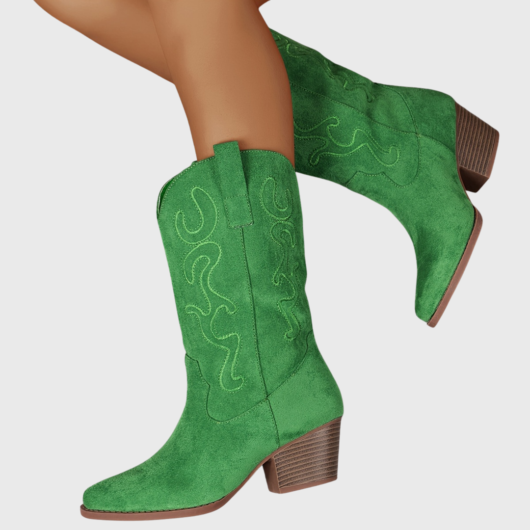 Aurelia | Bottes de cowboy à tige large, confortables et élégantes