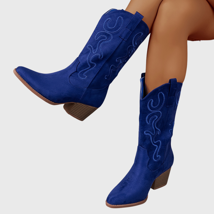 Aurelia | Bottes de cowboy à tige large, confortables et élégantes