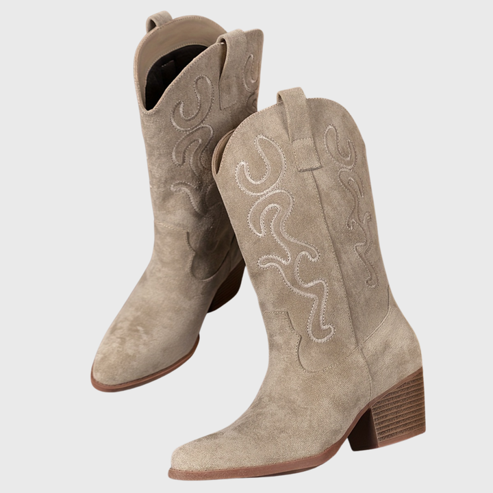 Aurelia | Bottes de cowboy à tige large, confortables et élégantes