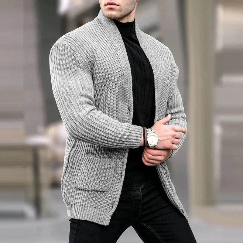 Victor | Moderner und lässiger Utility-Strickcardigan