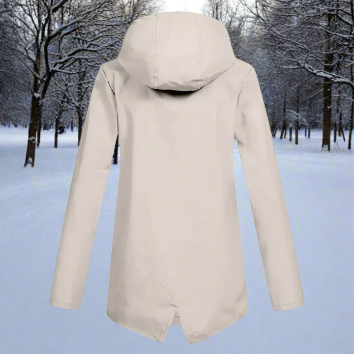 Nora | Lightweight and Stylish Hooded Waterproof Rain Jacket