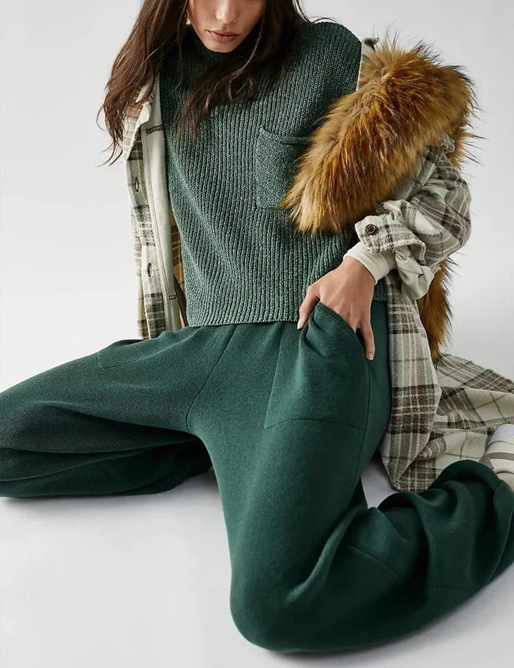 Sienna | Gilet cardigan en maille élégant et confortable pour tous les jours