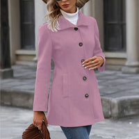 Alice | Elegant Waist-Defining Mid-Length Trench Coat