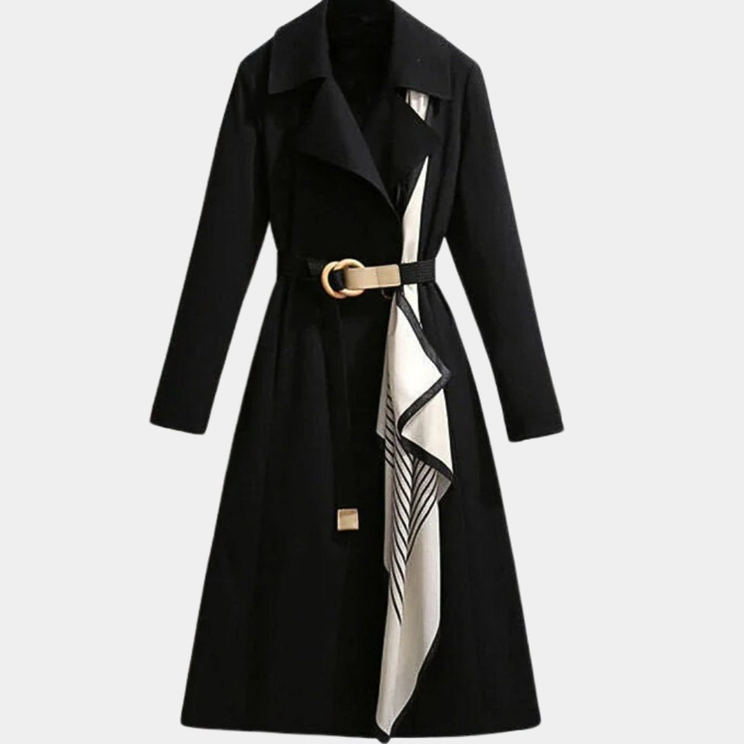 Sienna | Timeless and Comfortable Belted Midi Trench Coat