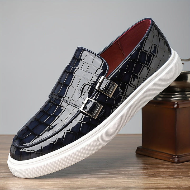 Xavier | Textured Loafers – Stylish Slip-On Design for Men