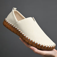 Adrian | Casual and Versatile Leather Slip-On Loafers