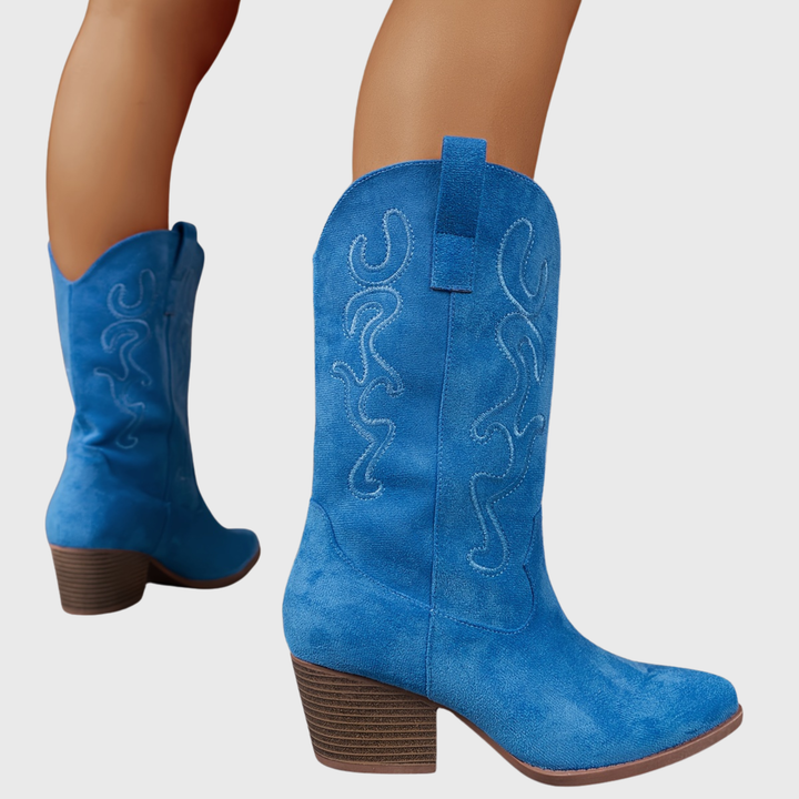 Aurelia | Bottes de cowboy à tige large, confortables et élégantes