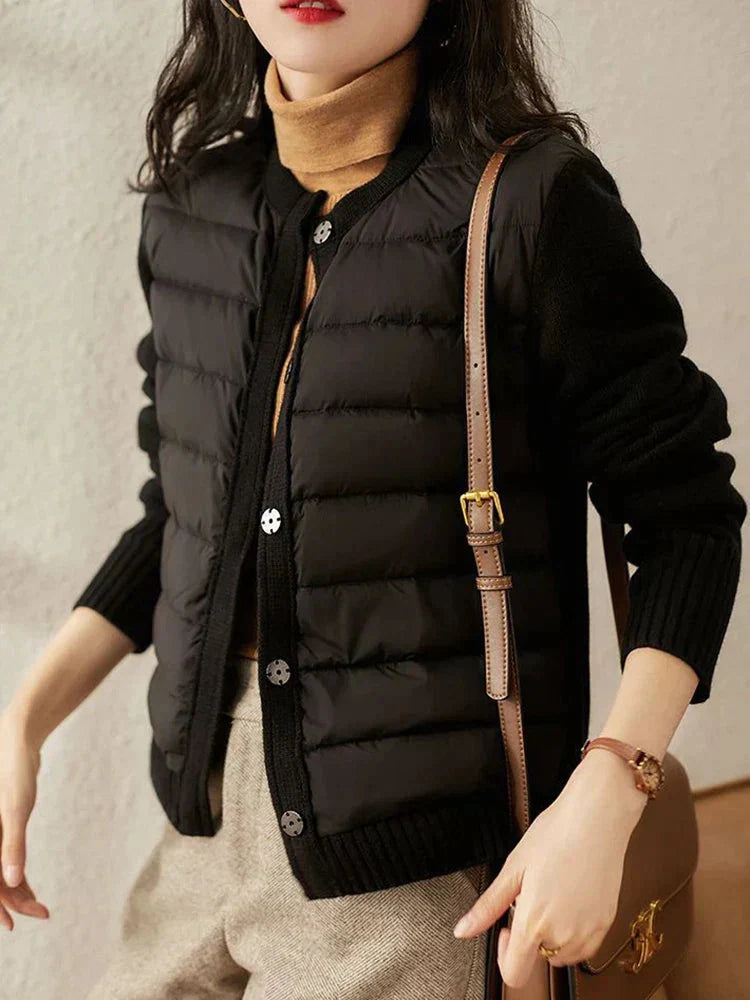 Julia | Giacca invernale da donna elegante e calda dal taglio sartoriale