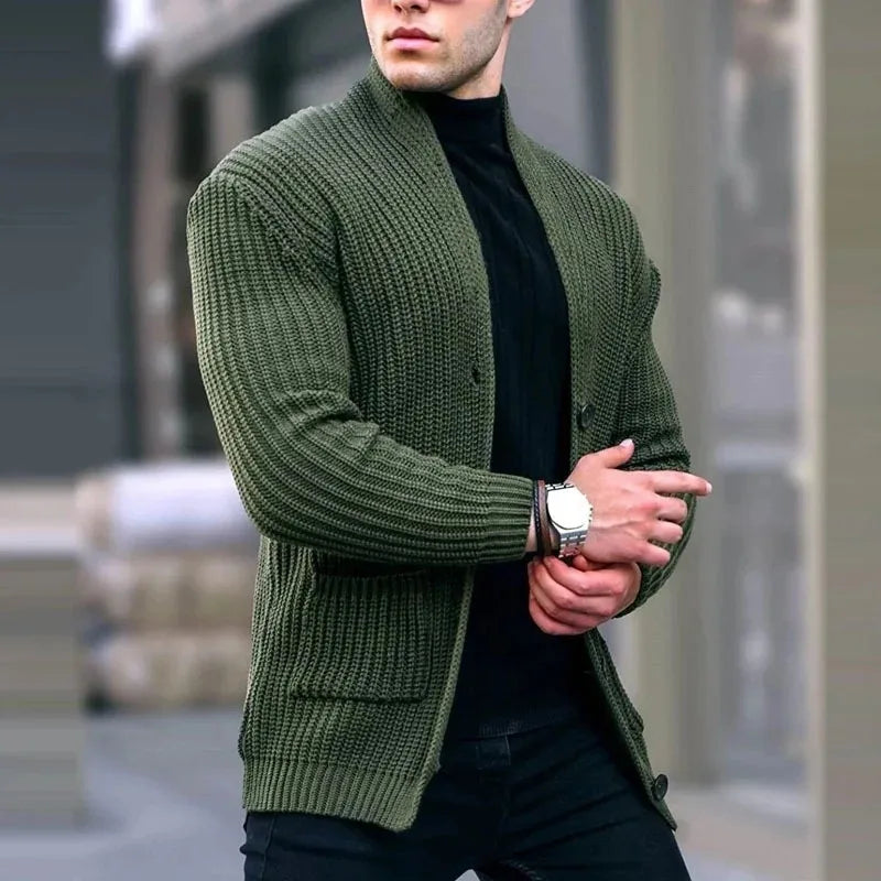 Victor | Moderner und lässiger Utility-Strickcardigan
