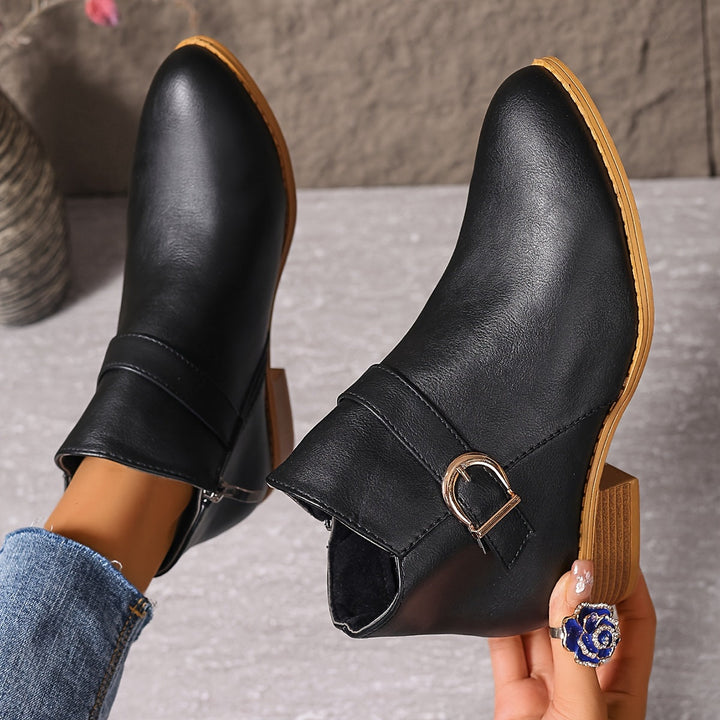 Eliana | Bottines Chelsea élégantes à bride à boucle
