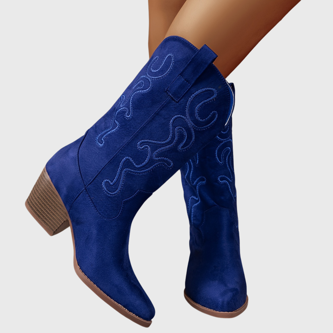 Aurelia | Bottes de cowboy à tige large, confortables et élégantes