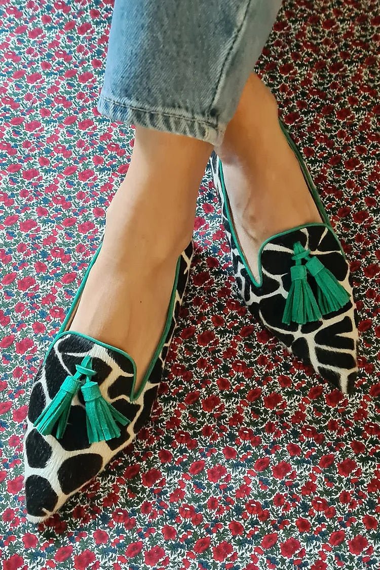 Dakota | Pointed Loafers – Stylish Design with Fringe Detail for Women