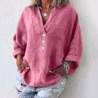 Julia | Lightweight And Timeless Cotton-Linen Sweater