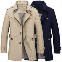 Ethan | Trench-coat raffiné à boutonnage frontal et polyvalent