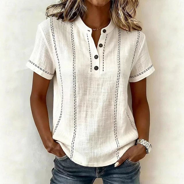 Corinna | Short-Sleeve Blouse – Timeless Style for Women