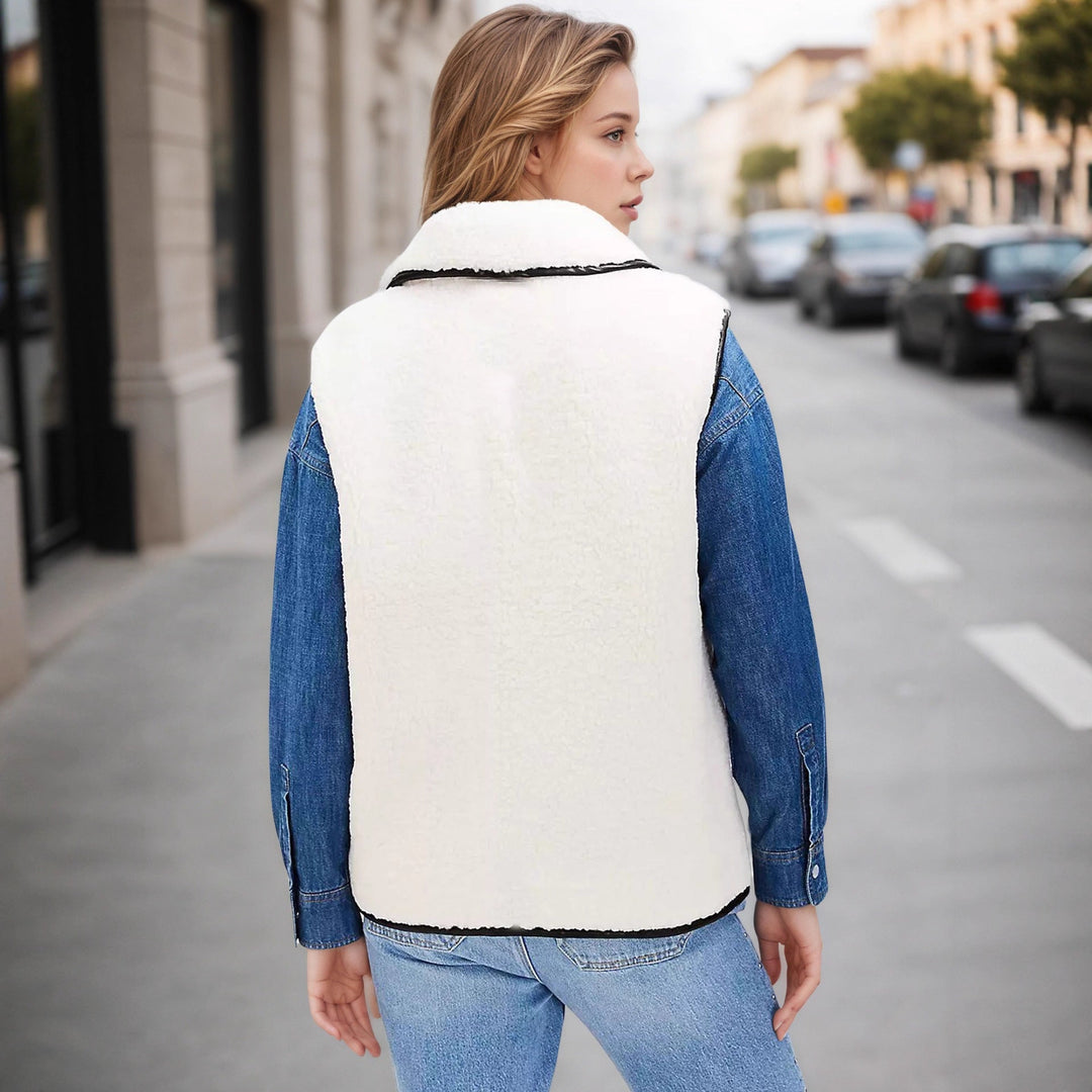 Emma | Gilet utility in bouclé elegante e confortevole