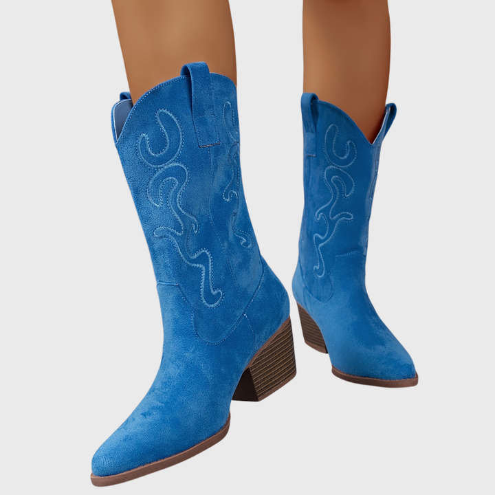 Aurelia | Bottes de cowboy à tige large, confortables et élégantes