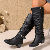 Julia | Bottes hautes au genou chic et confortables à tige souple