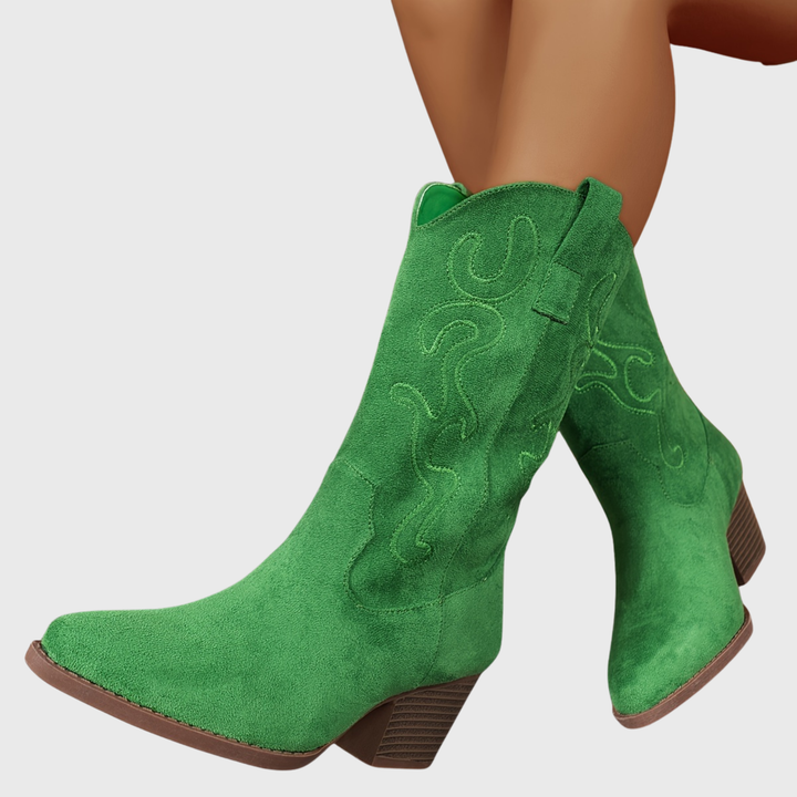 Aurelia | Bottes de cowboy à tige large, confortables et élégantes