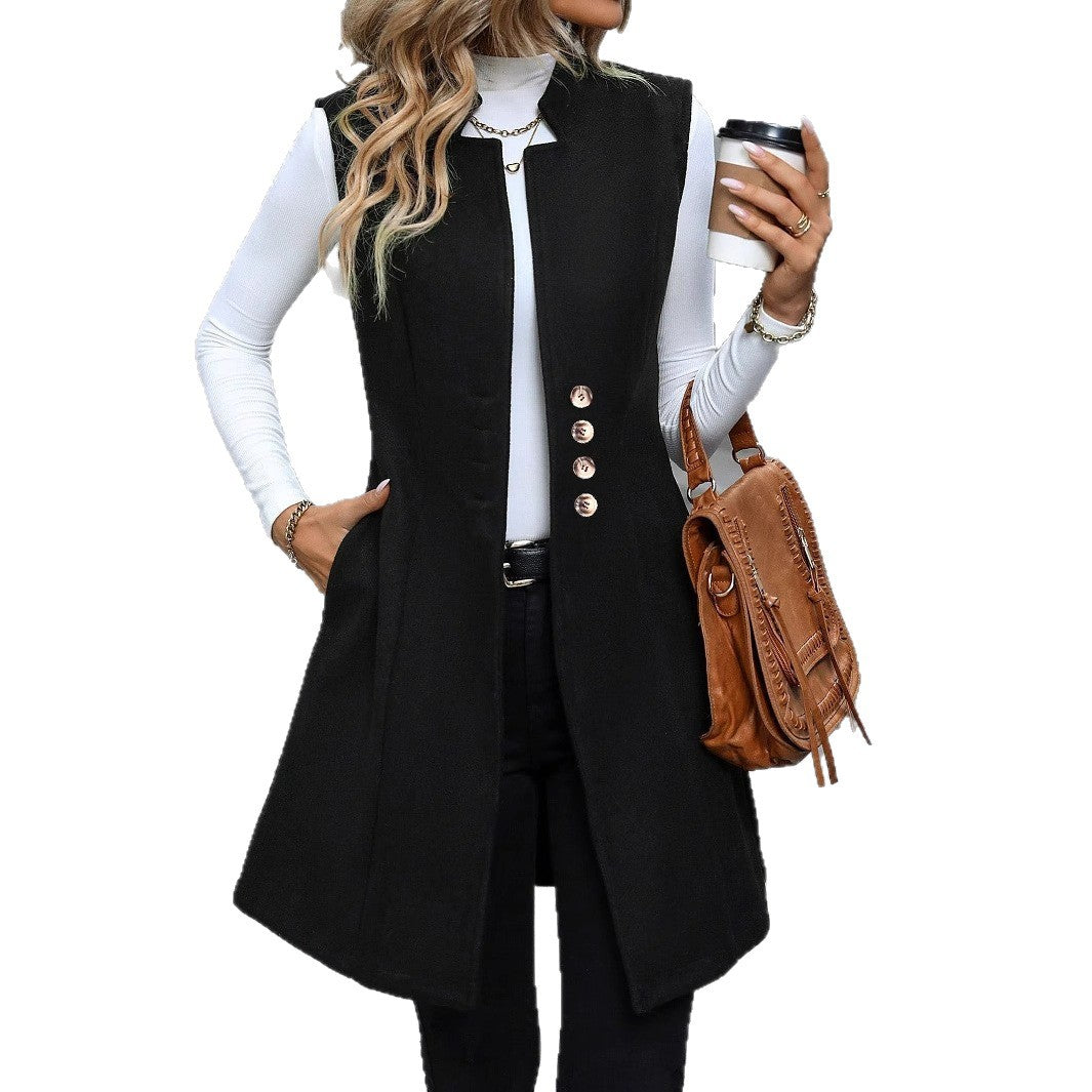 Elena | Chic And Sophisticated Tailored Button Vest
