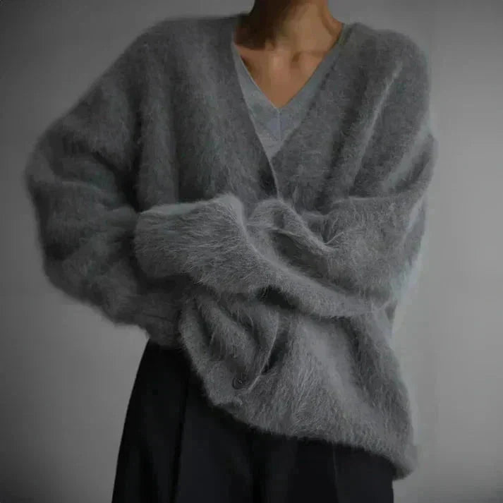 Emily | Cardigan in maglia morbido ed elegante con scollo a V
