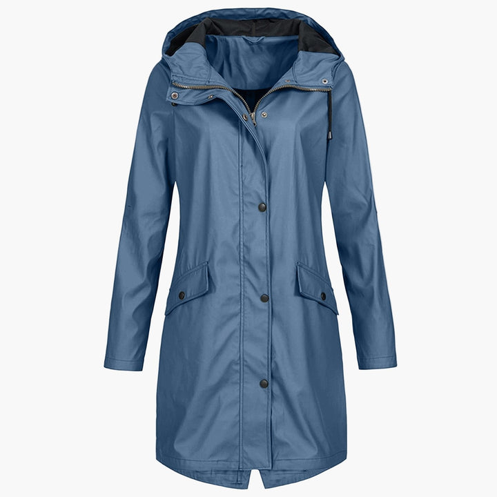 Bettina | Waterproof Long Hooded Coat for Women