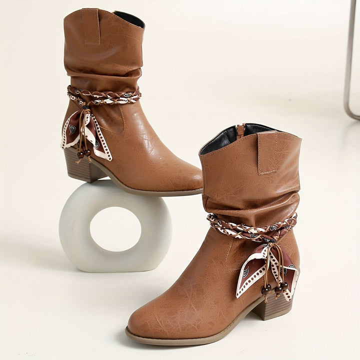 Sophia | Elegante und stilvolle Slouch-Stiefeletten