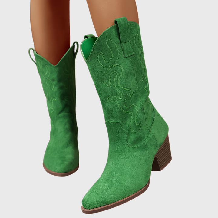 Aurelia | Bottes de cowboy à tige large, confortables et élégantes