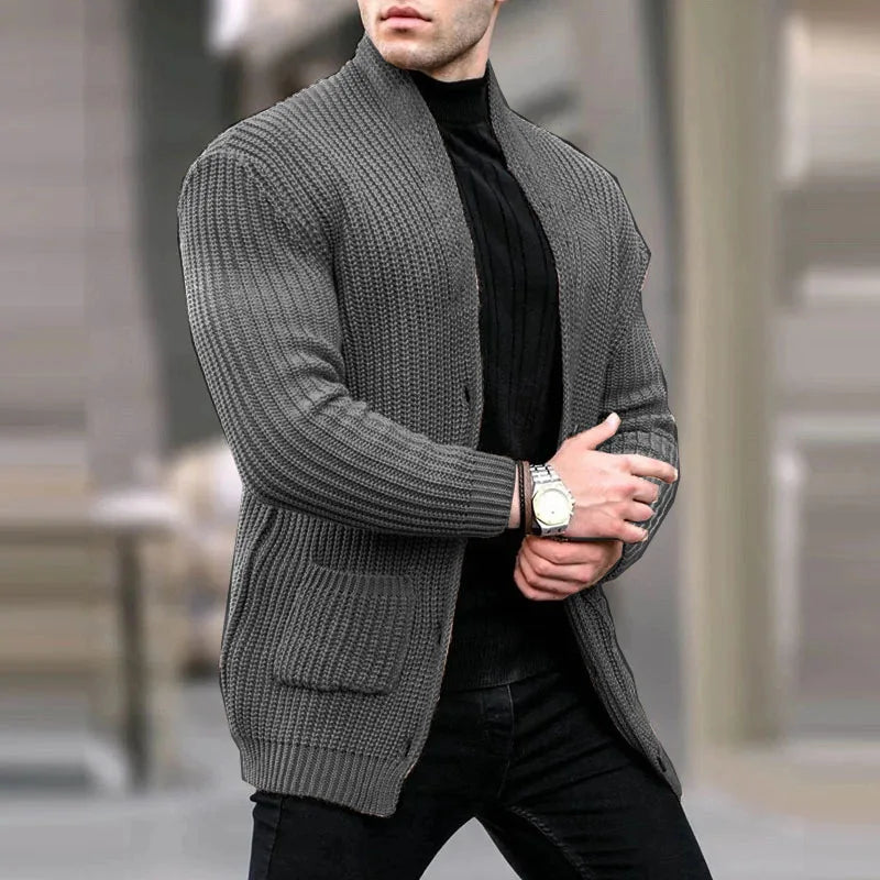 Victor | Moderner und lässiger Utility-Strickcardigan