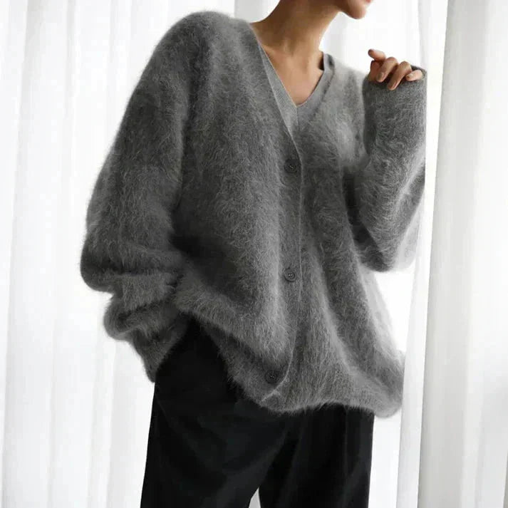 Emily | Cardigan in maglia morbido ed elegante con scollo a V