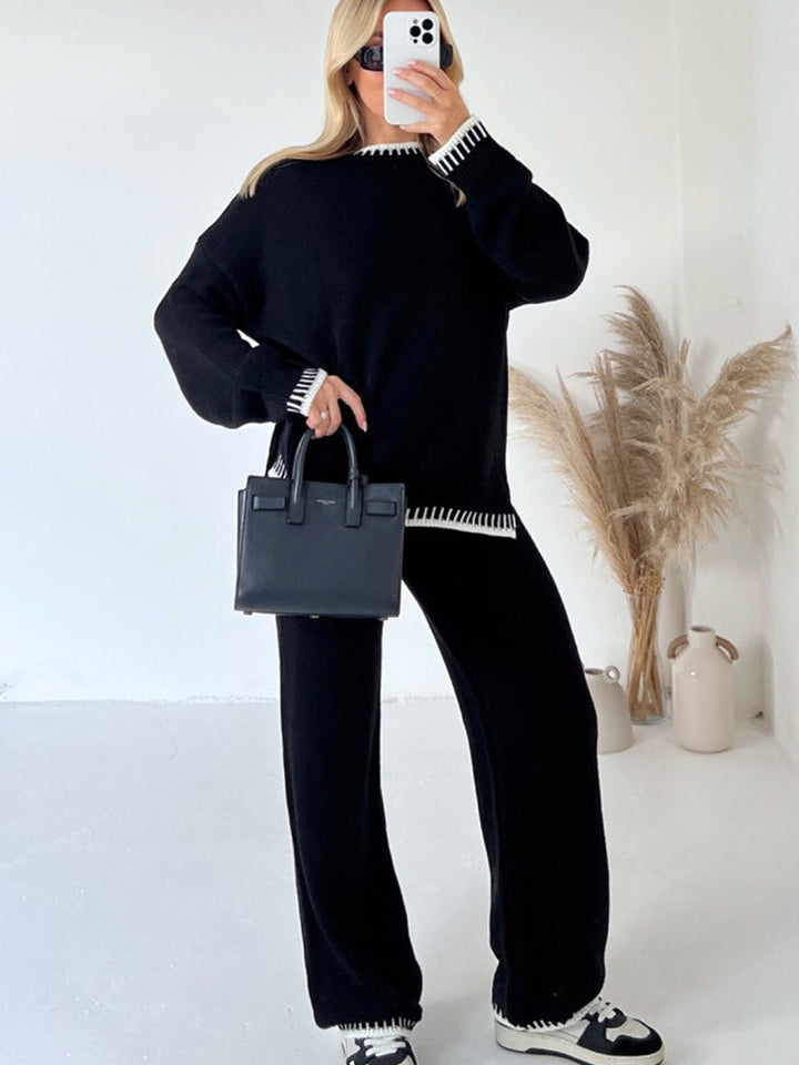 Stella | Completo due pezzi da donna in maglia caldo e alla moda