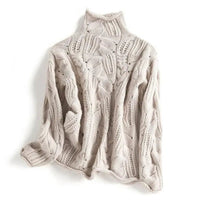 Jessica | Cozy and Timeless Cable Knit Turtleneck Sweater
