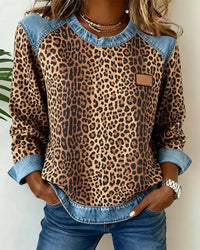 Ava | Chic And Cozy Leopard Print Women's Sweater