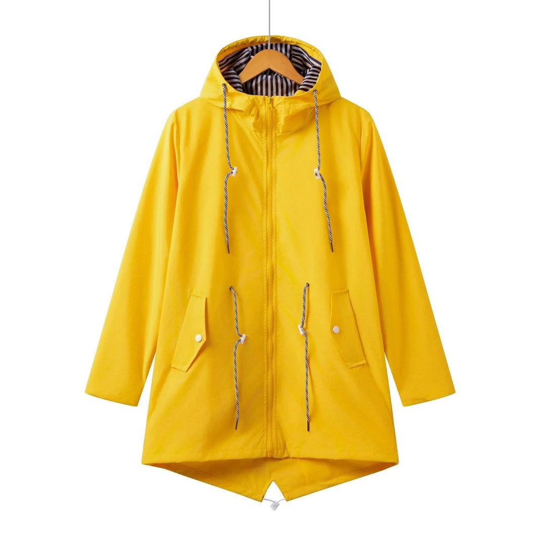 Sophia | Waterproof Trench Coat – Practical Hooded Style for Women