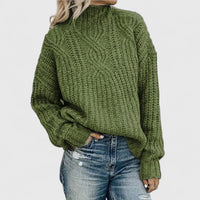 Vanessa | Kuscheliger und stilvoller Zopfmusterpullover mit Struktur