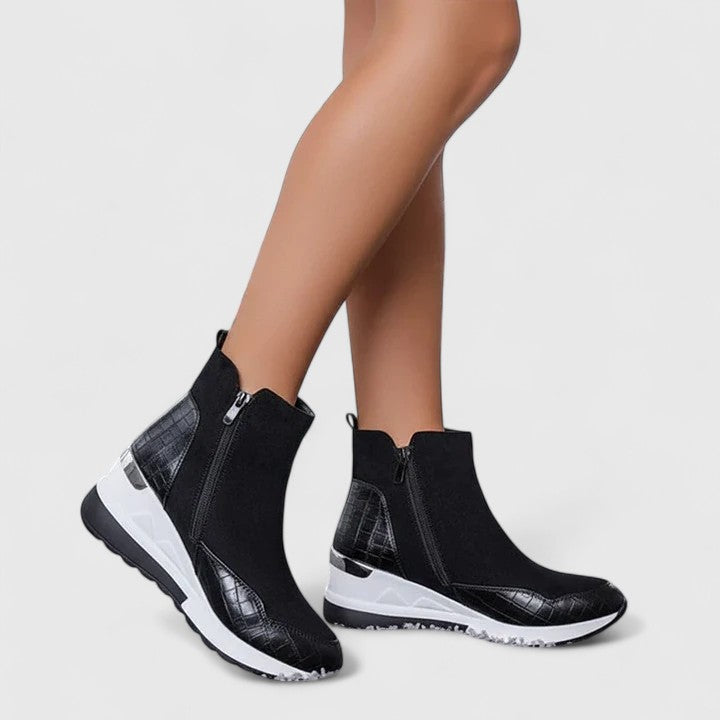 Amelia | Elegant Orthopedic Wedge Boots 0