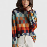 Luna | Comfortable Draped Turtleneck Knit Sweater