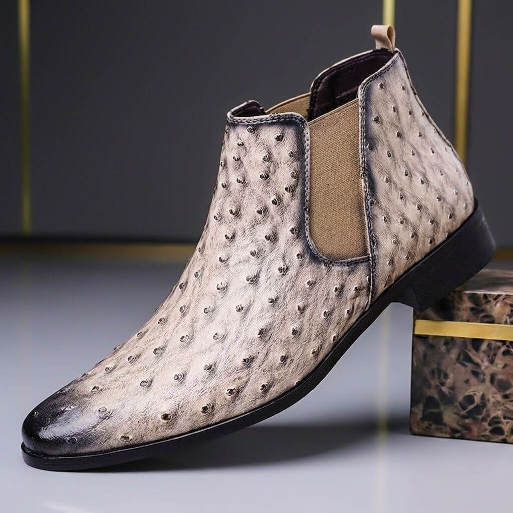 Julian | Exotic Textured Luxury Leather Boots 2