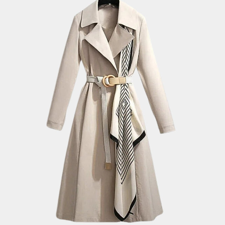 Sienna | Timeless and Comfortable Belted Midi Trench Coat