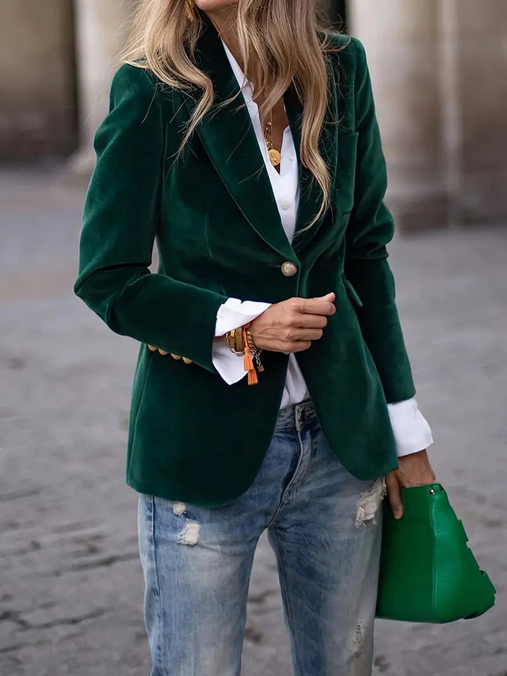 Emma | Blazer in velluto confortevole e moderno