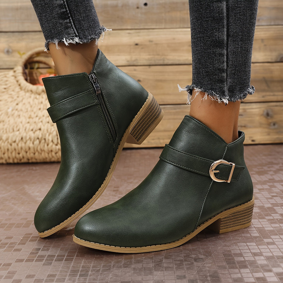 Eliana | Bottines Chelsea élégantes à bride à boucle