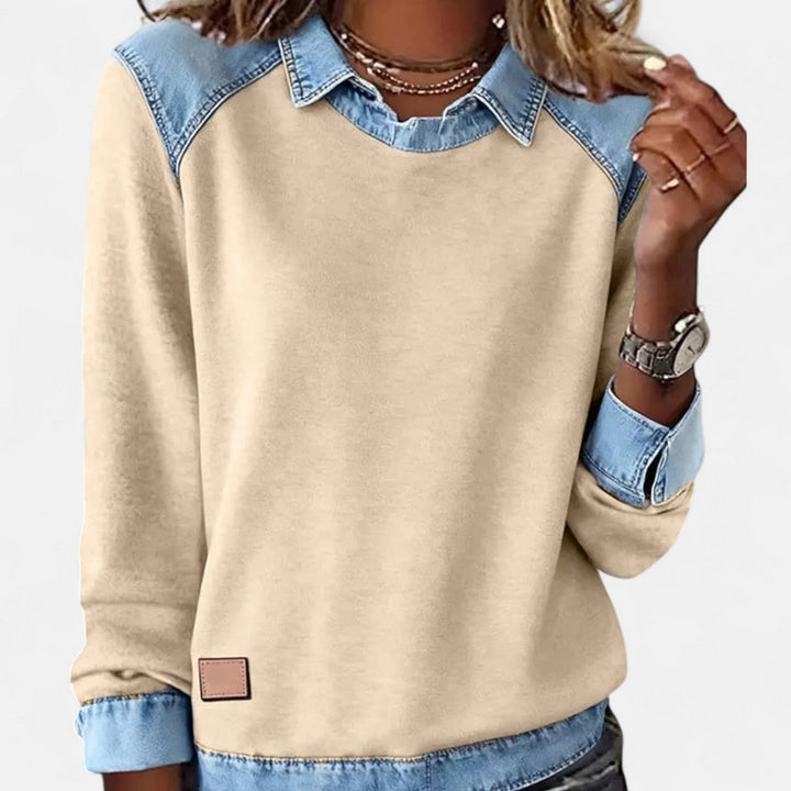 Isabella | Moderanes und bequemes Strick-Sweatshirt mit langen Ärmeln