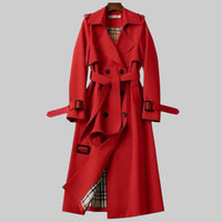 Isabella | Elegant and Sophisticated Long Double Breasted Trench Coat