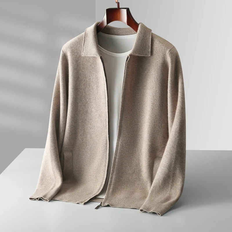 Victor | Cardigan in maglia moderno e confortevole con cerniera integrale