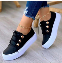 Maya | Stylish Orthopedic Studded Platform Sneakers