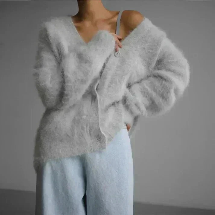 Emily | Cardigan in maglia morbido ed elegante con scollo a V