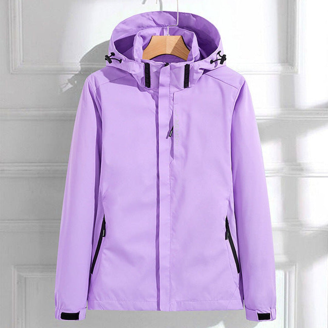 Amelia | Stylish and Reliable Hooded Waterproof Rain Jacket