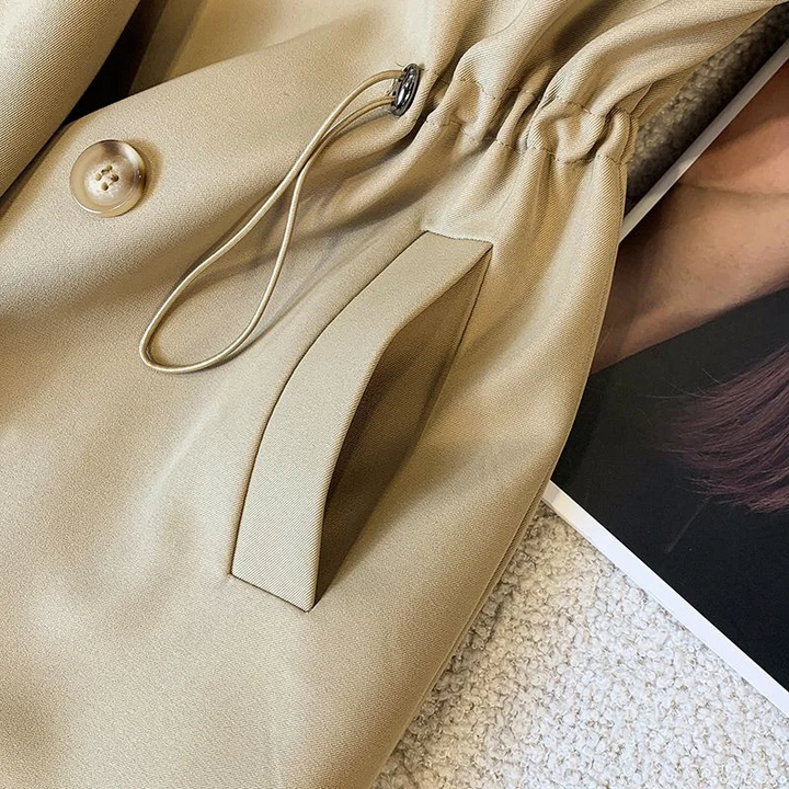 Sophia | Refined And Cozy Autumn Trench Coat