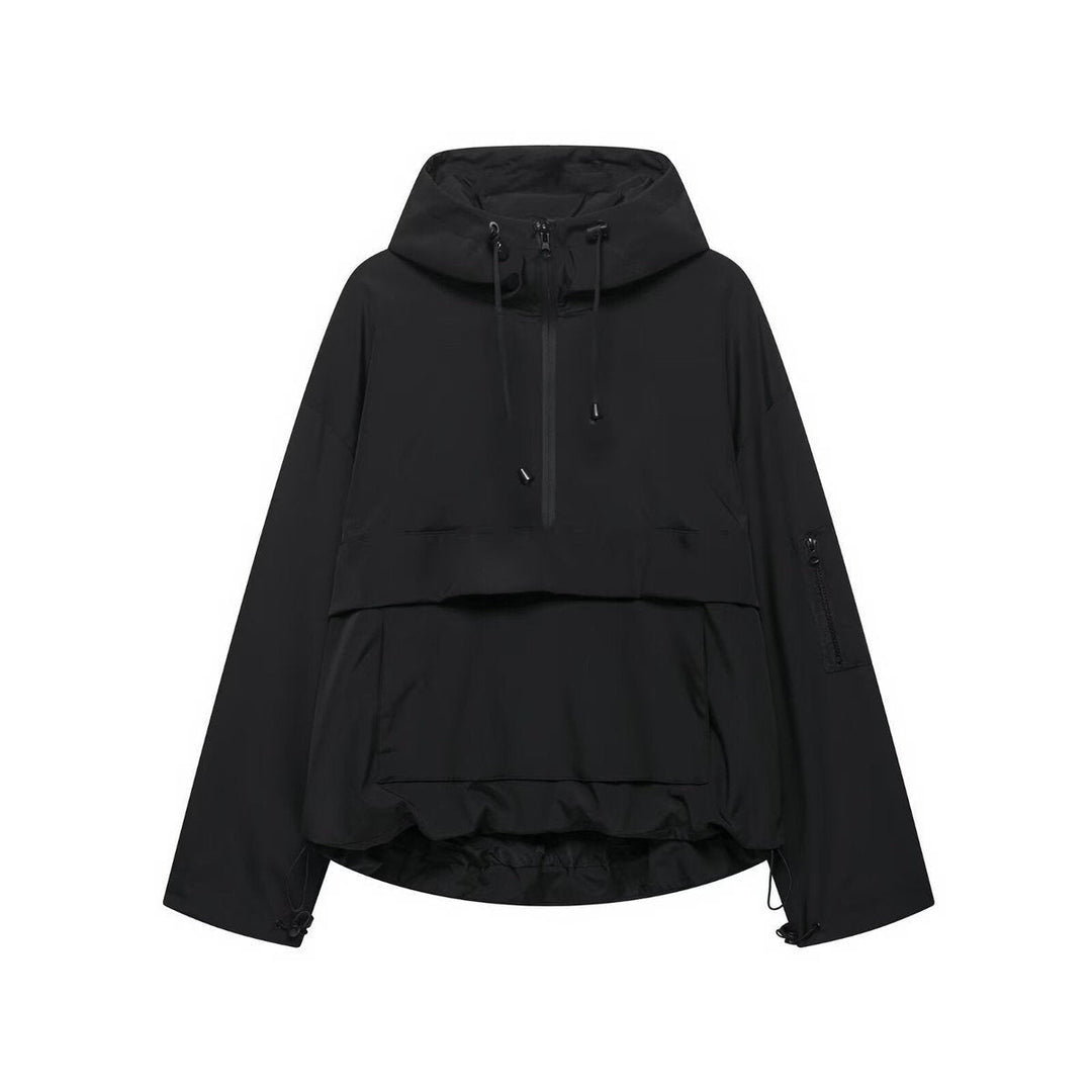 Elysia | Hooded Anorak Jacket – Wind-Resistant & Water-Repellent for Women