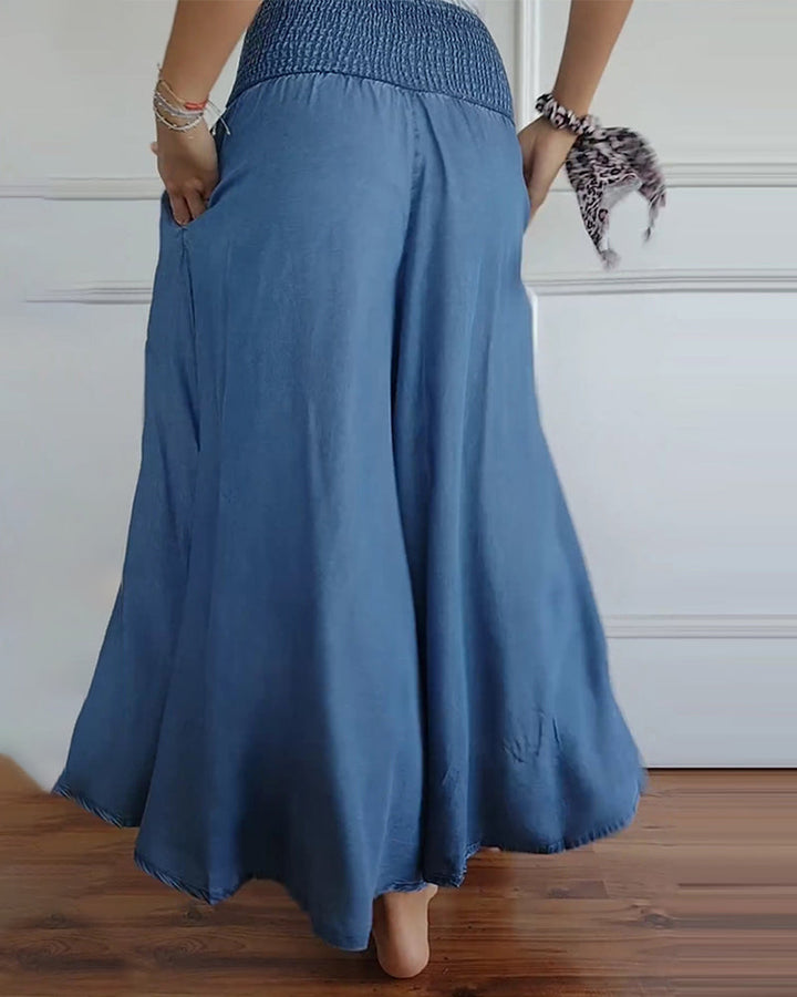 Sienna | Classic And Breathable Cotton Wide Leg Pants